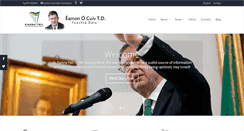 Desktop Screenshot of eamonocuiv.ie